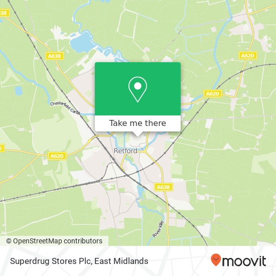 Superdrug Stores Plc map