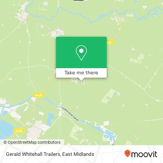Gerald Whitehall Trailers map
