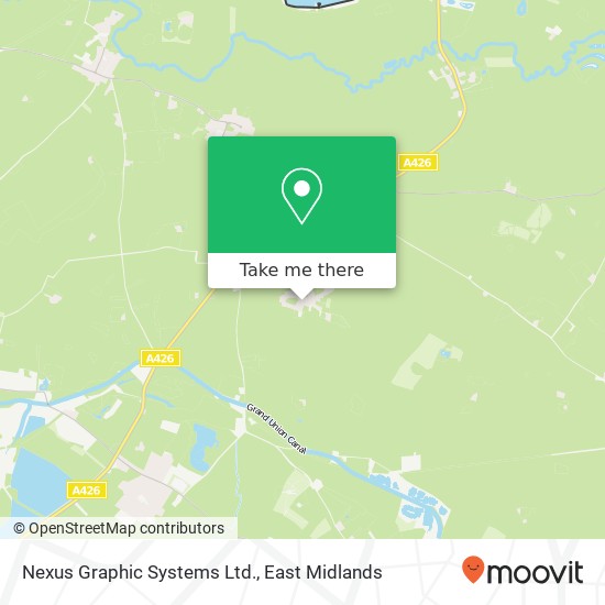 Nexus Graphic Systems Ltd. map