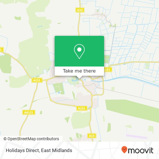 Holidays Direct map