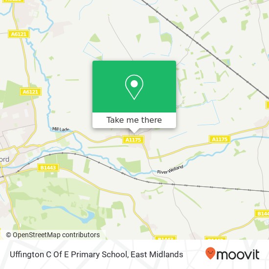 Uffington C Of E Primary School map