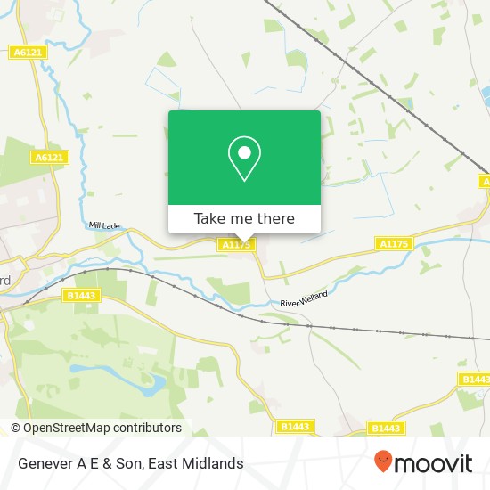 Genever A E & Son map