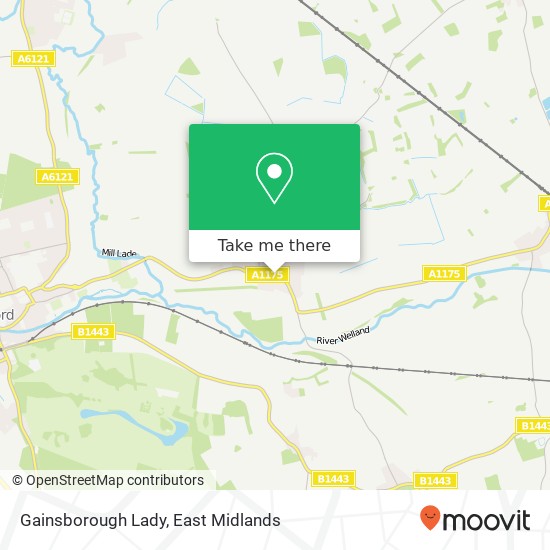 Gainsborough Lady map
