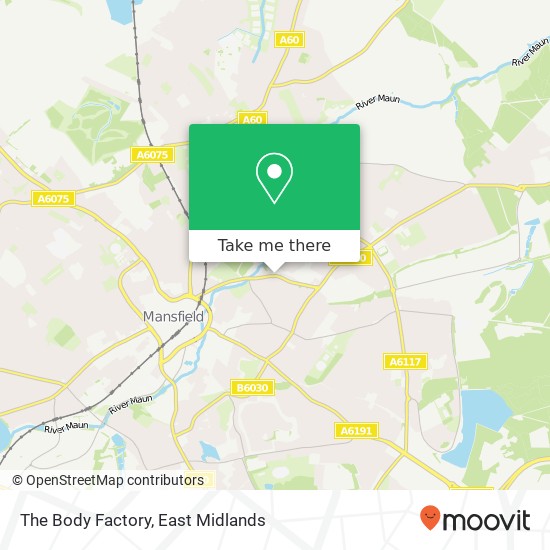 The Body Factory map