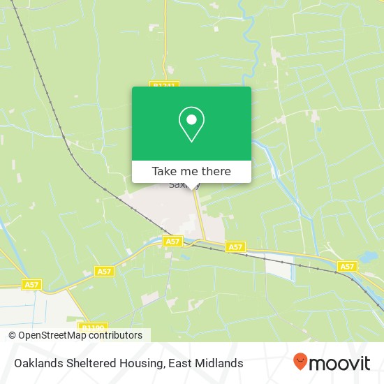 Oaklands Sheltered Housing map