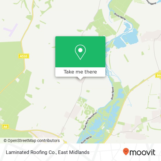 Laminated Roofing Co. map