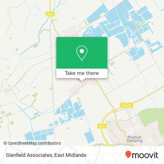 Glenfield Associates map