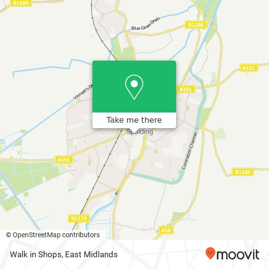 Walk in Shops map