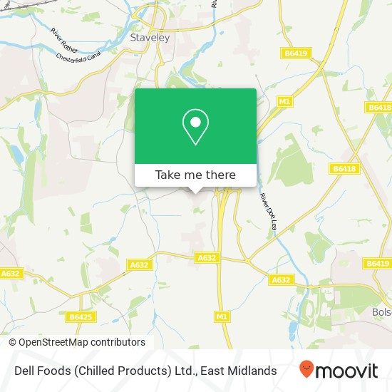 Dell Foods (Chilled Products) Ltd. map