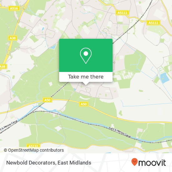 Newbold Decorators map