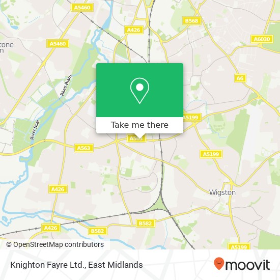 Knighton Fayre Ltd. map