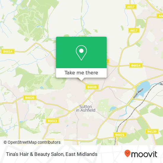 Tina's Hair & Beauty Salon map