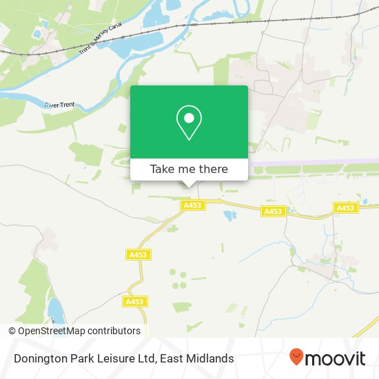 Donington Park Leisure Ltd map