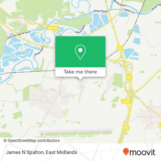 James N Spalton map