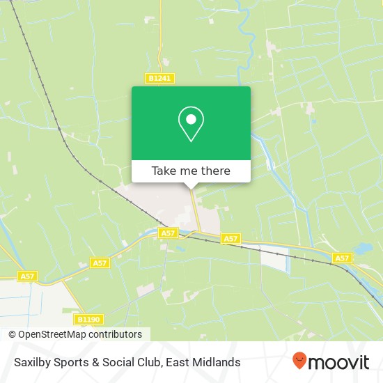Saxilby Sports & Social Club map