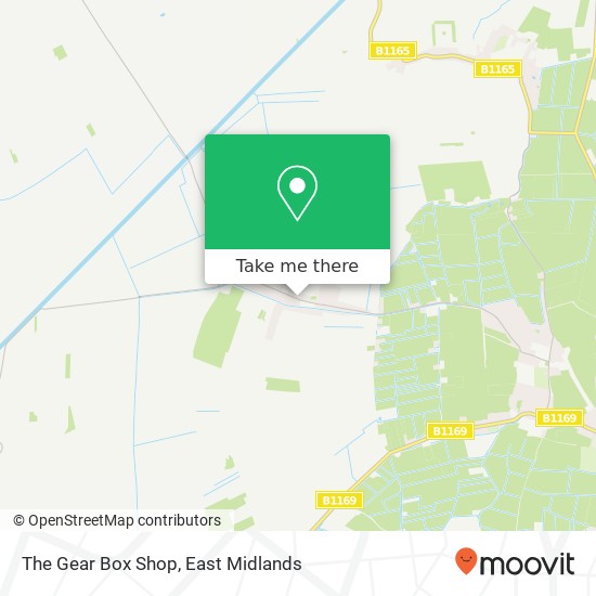 The Gear Box Shop map
