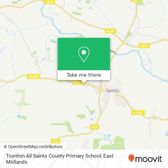 Toynton All Saints County Primary School map