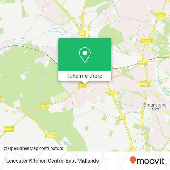 Leicester Kitchen Centre map