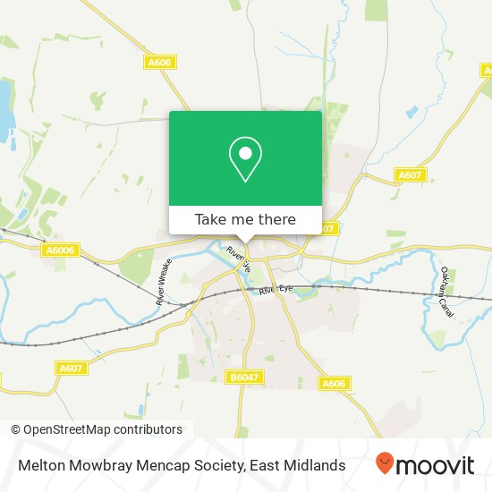 Melton Mowbray Mencap Society map