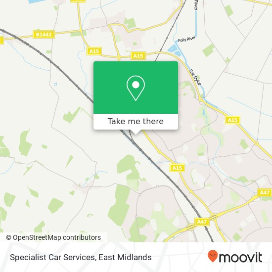 Specialist Car Services map
