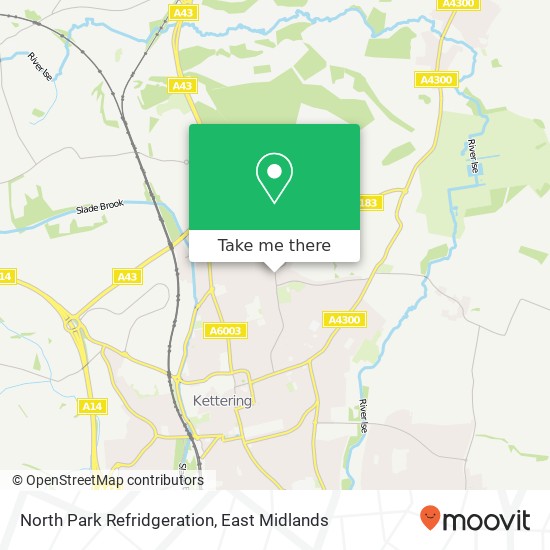 North Park Refridgeration map