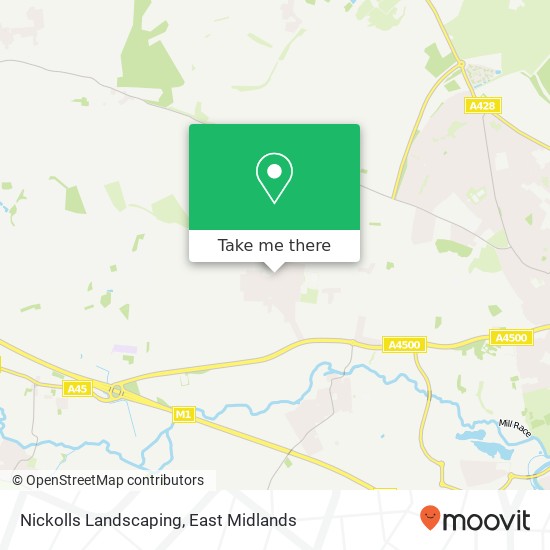 Nickolls Landscaping map