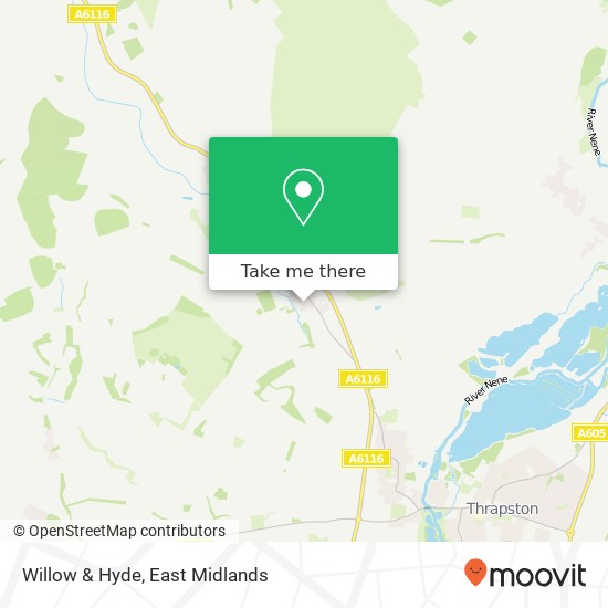 Willow & Hyde map
