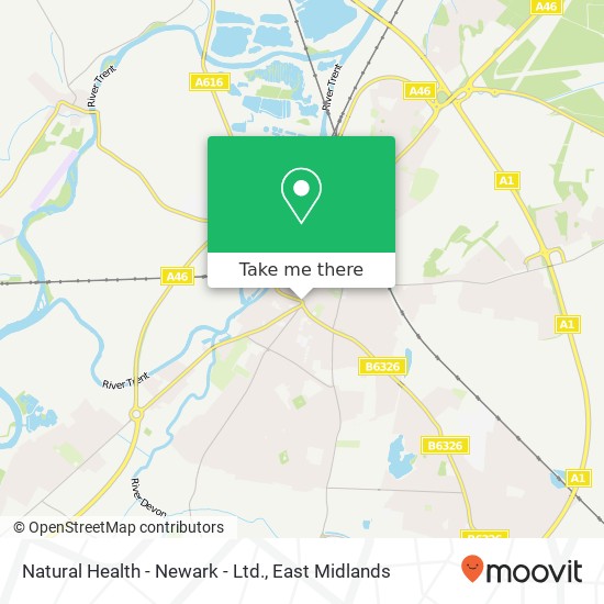 Natural Health - Newark - Ltd. map