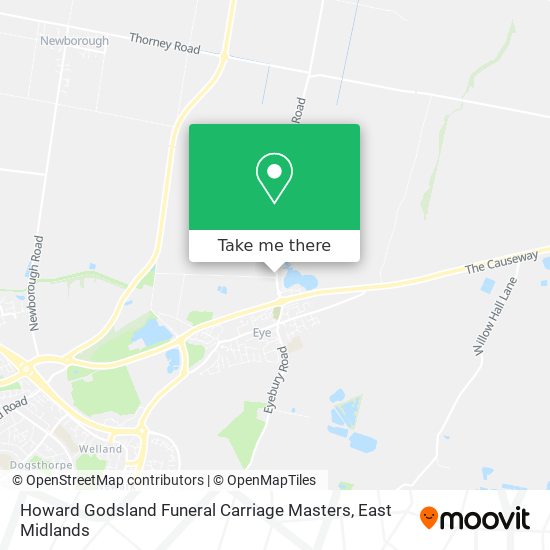 Howard Godsland Funeral Carriage Masters map