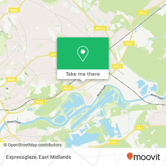 Expressglaze map