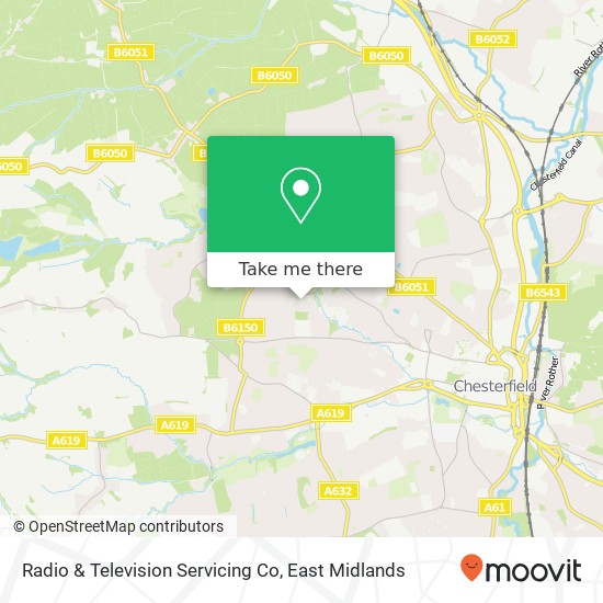 Radio & Television Servicing Co map