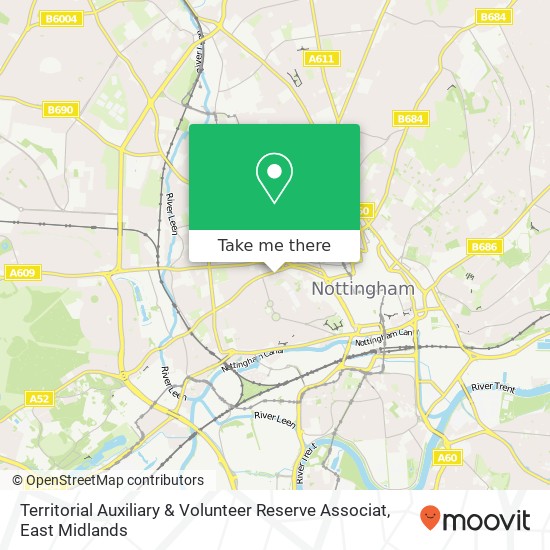 Territorial Auxiliary & Volunteer Reserve Associat map