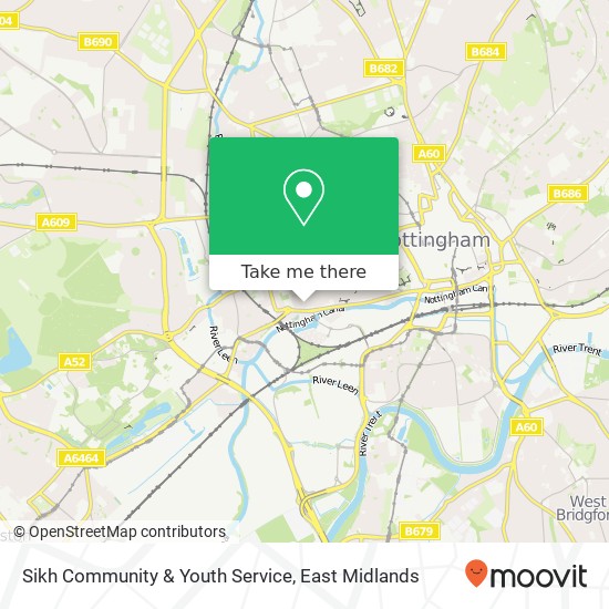 Sikh Community & Youth Service map