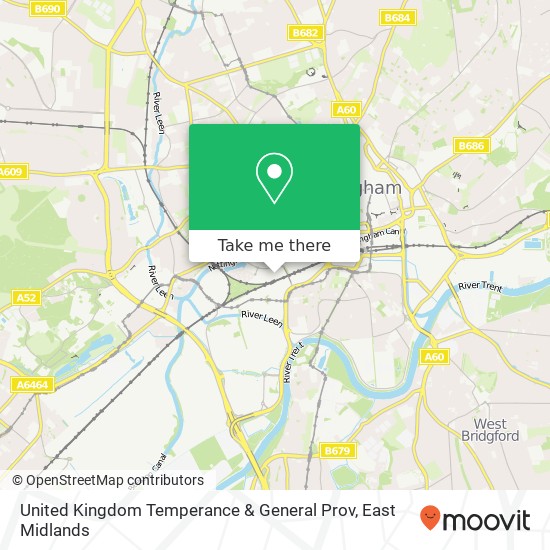 United Kingdom Temperance & General Prov map