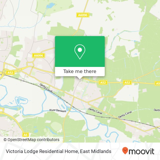 Victoria Lodge Residential Home map