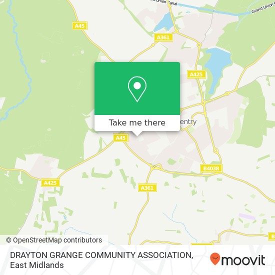 DRAYTON GRANGE COMMUNITY ASSOCIATION map