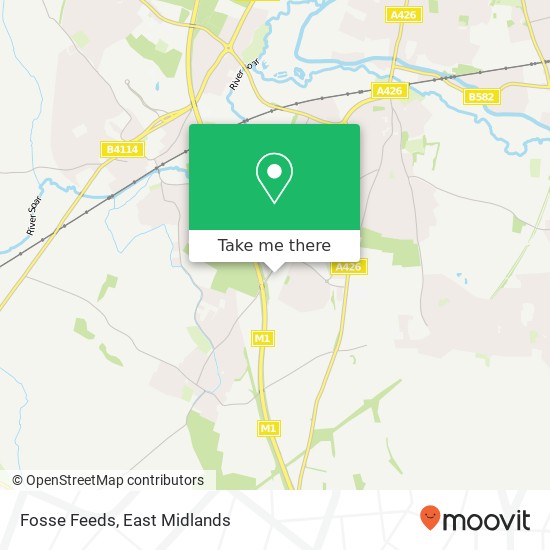 Fosse Feeds map