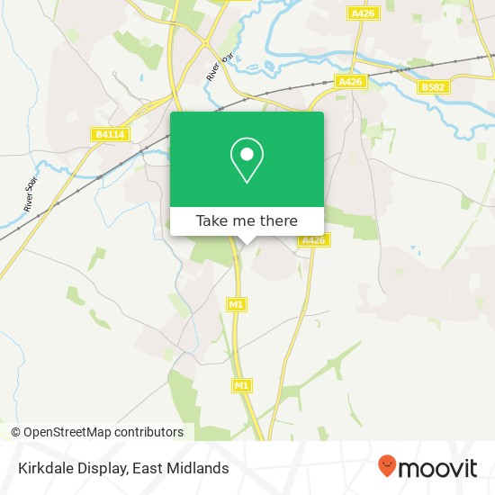 Kirkdale Display map