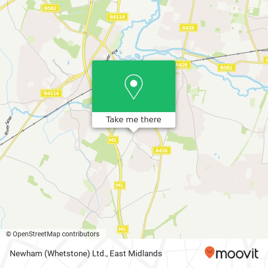Newham (Whetstone) Ltd. map