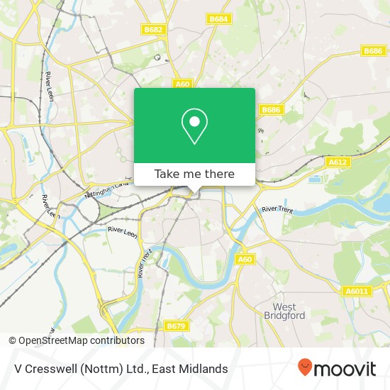 V Cresswell (Nottm) Ltd. map