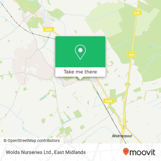 Wolds Nurseries Ltd. map