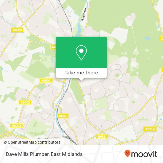 Dave Mills Plumber map