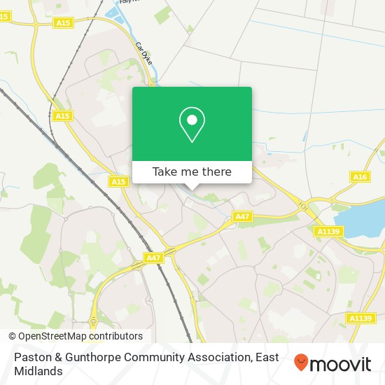 Paston & Gunthorpe Community Association map
