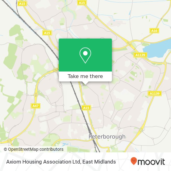 Axiom Housing Association Ltd map