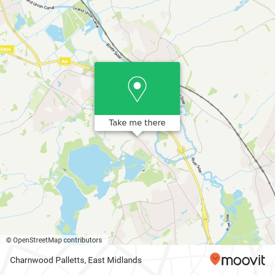 Charnwood Palletts map