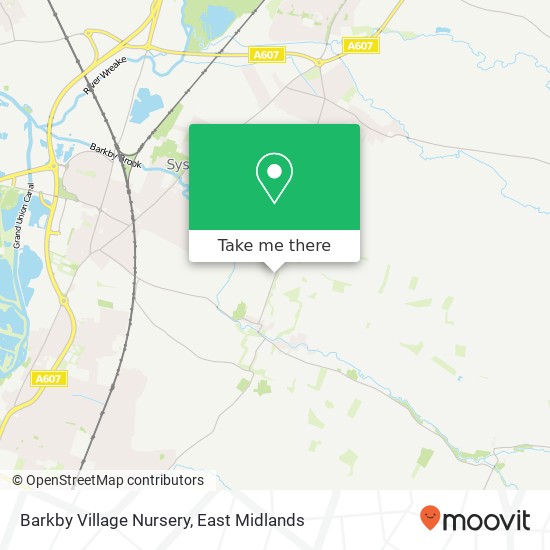 Barkby Village Nursery map