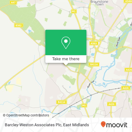 Barcley-Weston Associates Plc map