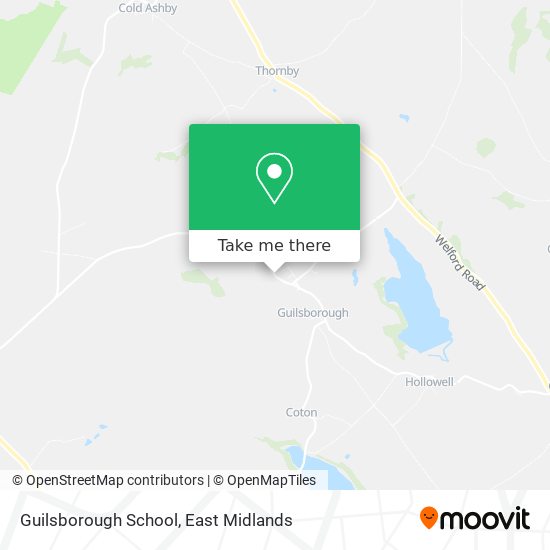 Guilsborough School map