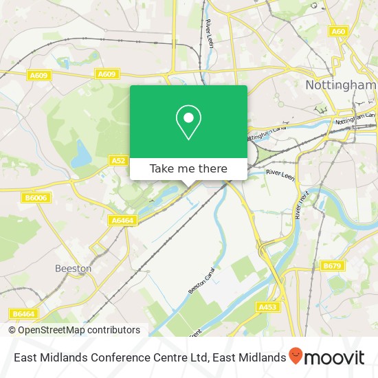 East Midlands Conference Centre Ltd map