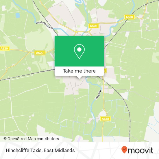 Hinchcliffe Taxis map